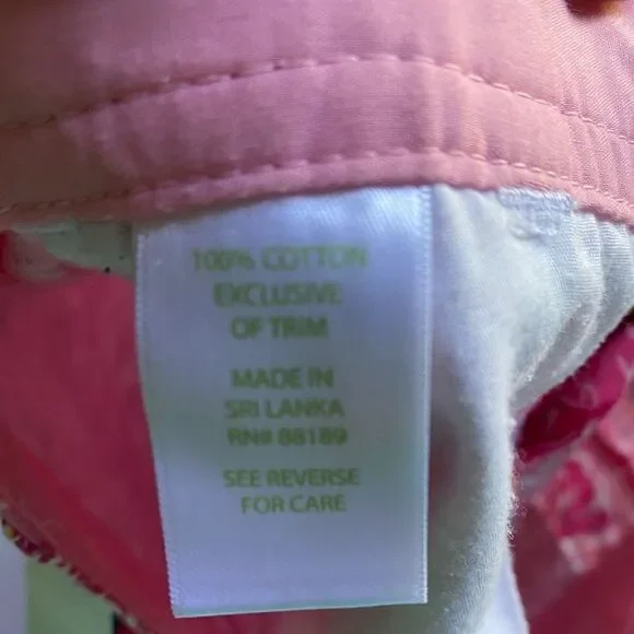 Lilly Pulitzer Pink Floral Print Shorts — Sz 2 - Picture 2 of 6